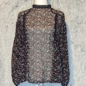 Zara Sheer Blouse
